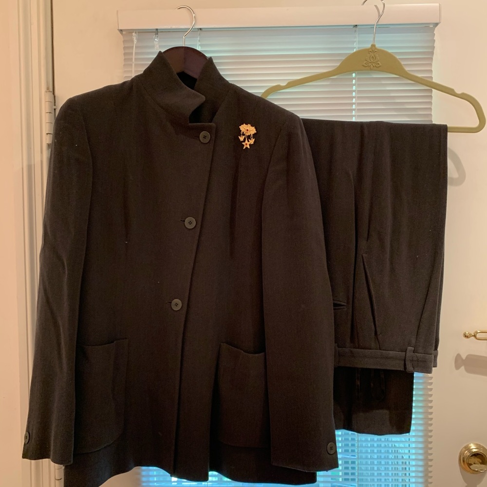 Dark Green Professional DKNY Suit